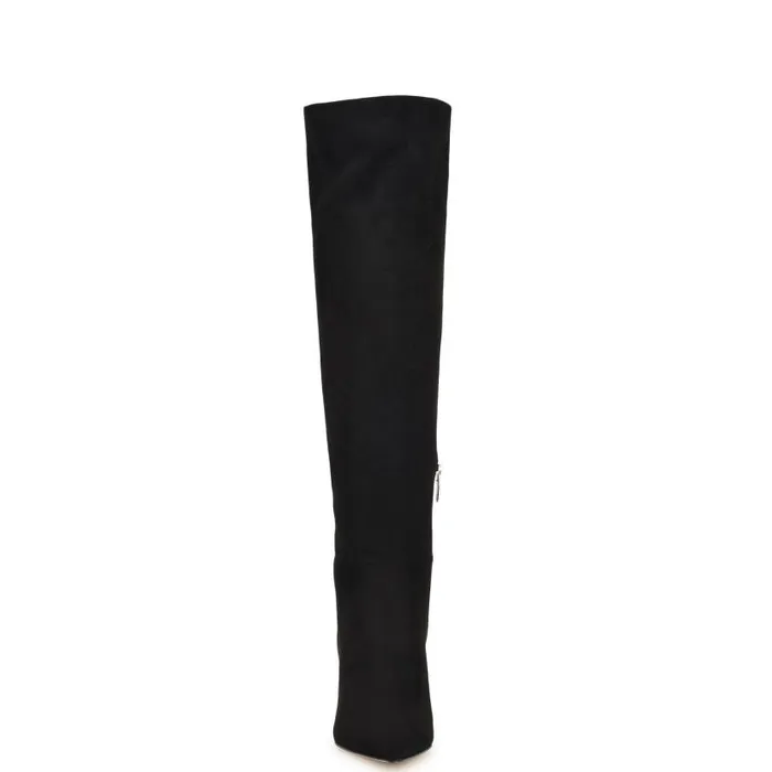 Myfin Dress Boots Black Women Nine West Boots and Booties