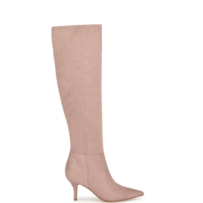 Myfin Dress Boots Light Pink Women Nine West Boots and Booties