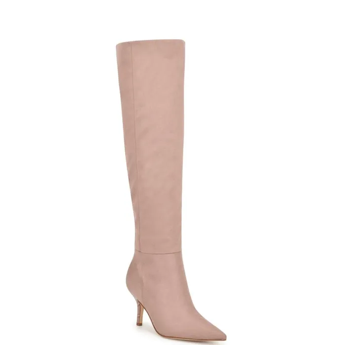 Myfin Dress Boots Light Pink Women Nine West Boots and Booties
