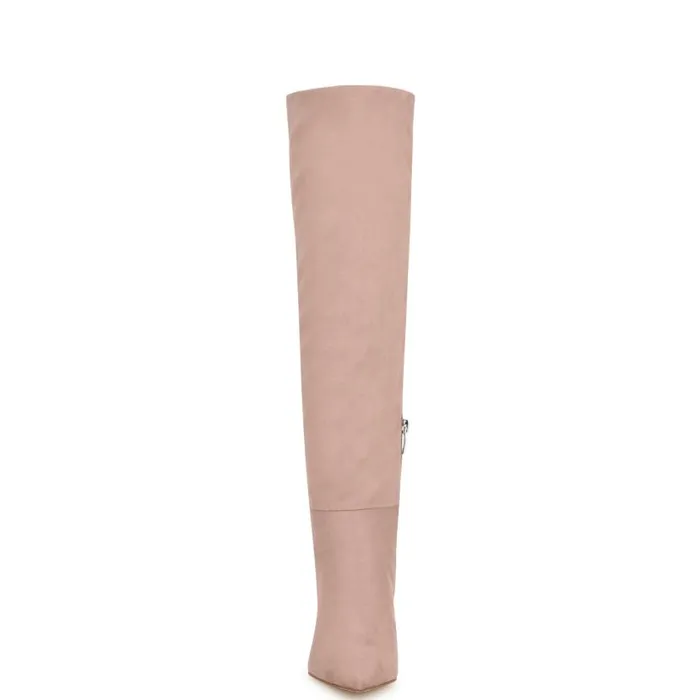 Myfin Dress Boots Light Pink Women Nine West Boots and Booties