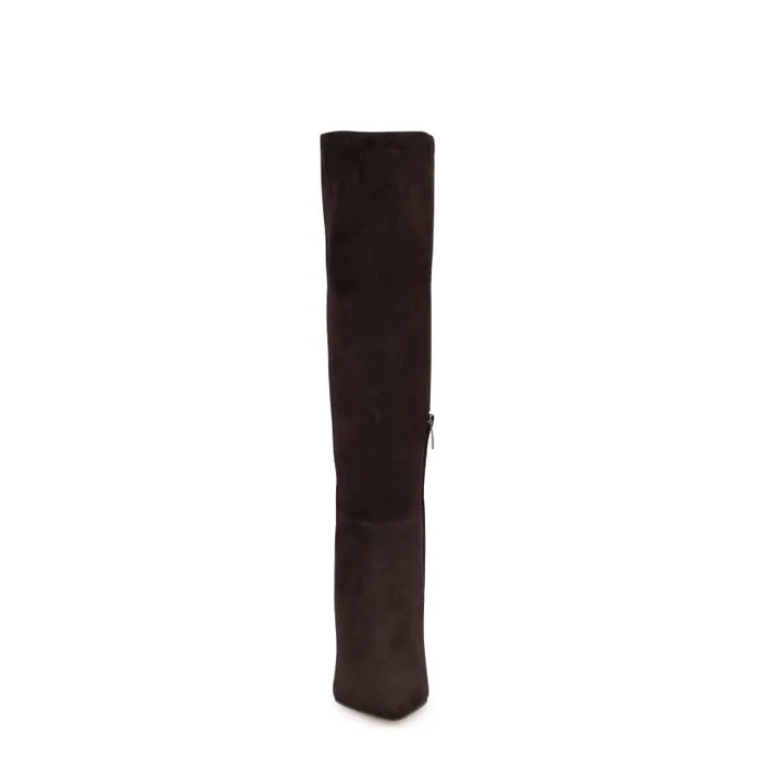 Napts Dress Boots Dark Brown Women Nine West Boots and Booties