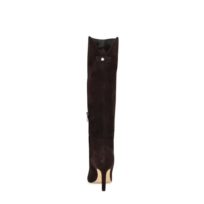 Napts Dress Boots Dark Brown Women Nine West Boots and Booties