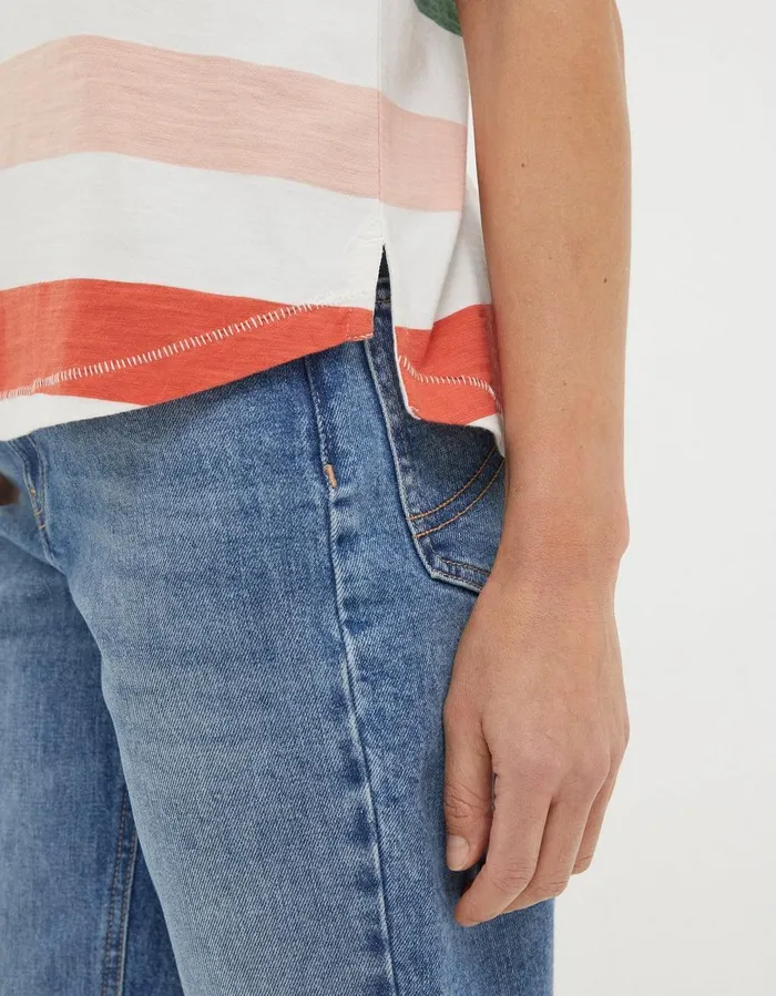 Natalie Stripe TShirt Multi Women FatFace Tops and TShirts