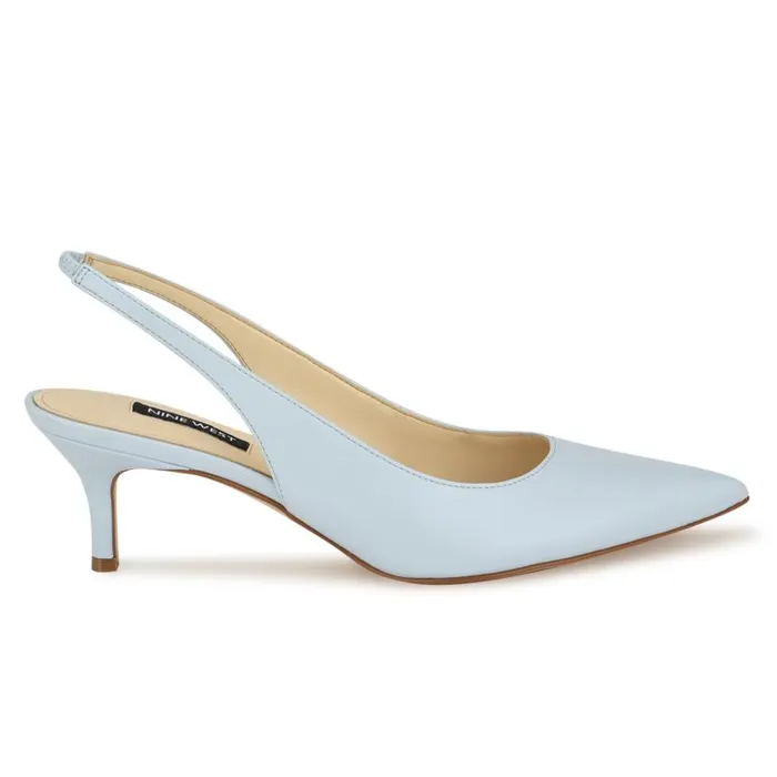 Nataly Slingback Pumps Medium Blue Women Nine West Heels