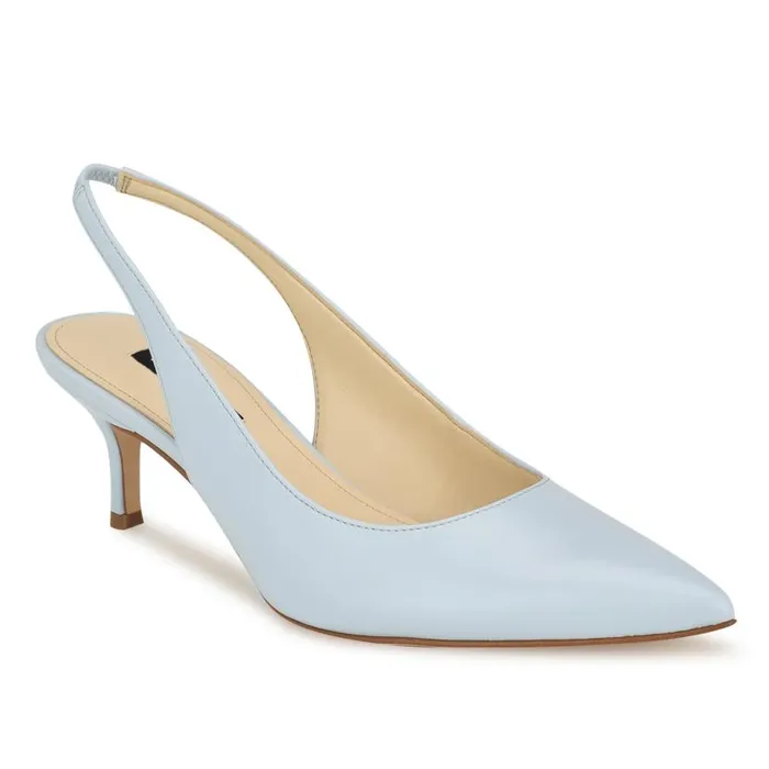 Nataly Slingback Pumps Medium Blue Women Nine West Heels