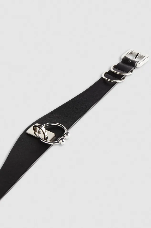 Necklaces Women Patrizia Pepe Chocker With Piercing Nero