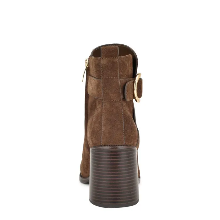 Needyou Dress Booties Dark Brown Women Nine West Boots and Booties
