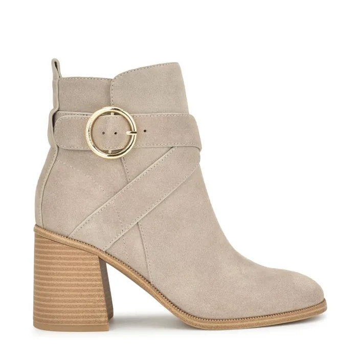 Needyou Dress Booties Light Grey Women Nine West Boots and Booties