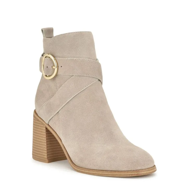 Needyou Dress Booties Light Grey Women Nine West Boots and Booties