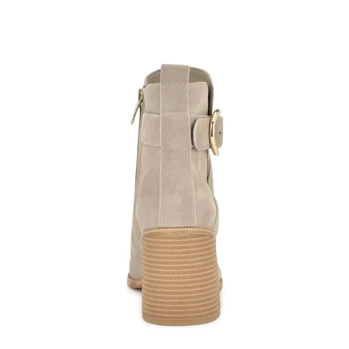 Needyou Dress Booties Light Grey Women Nine West Boots and Booties