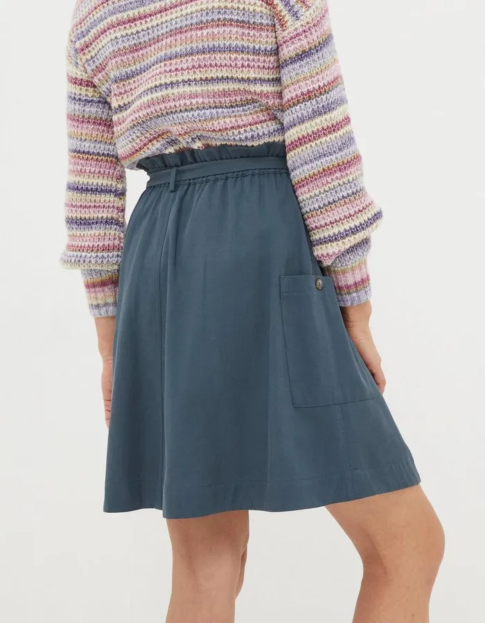 Nicole Utility Skirt Charcoal Grey Women FatFace Skirts