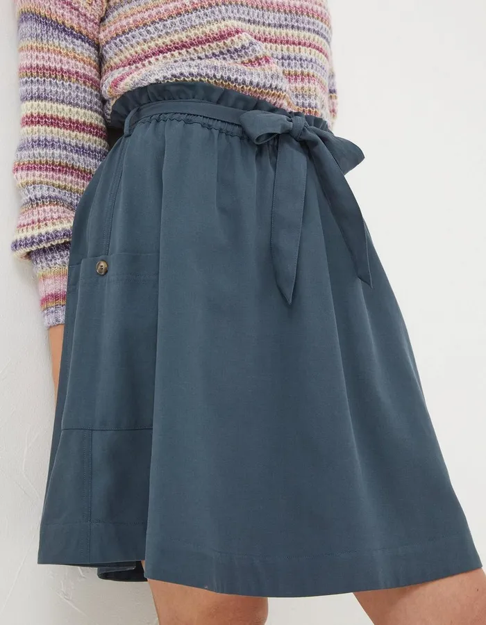 Nicole Utility Skirt Charcoal Grey Women FatFace Skirts