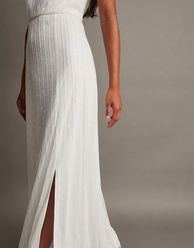 Nikita Embellished Halter Bridal Dress Ivory Women Monsoon Dresses
