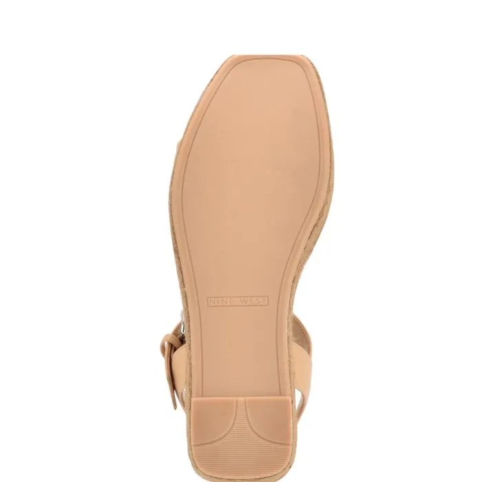 Nillo Espadrille Wedge Sandals Natural Women Nine West Sandals