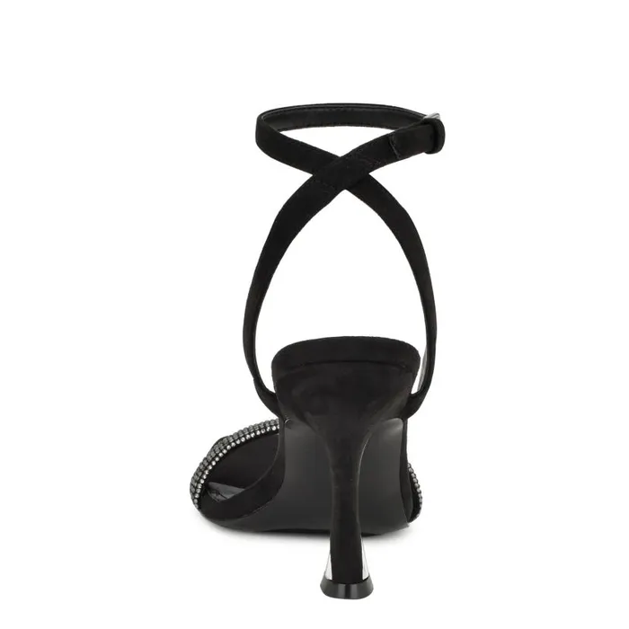 Nyrah Ankle Strap Sandals Black Women Nine West Sandals