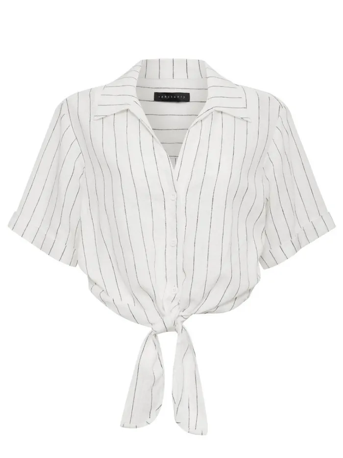 Ocean Shirt Biarritz Stripe Women Sanctuary Clothing Tees and Tops