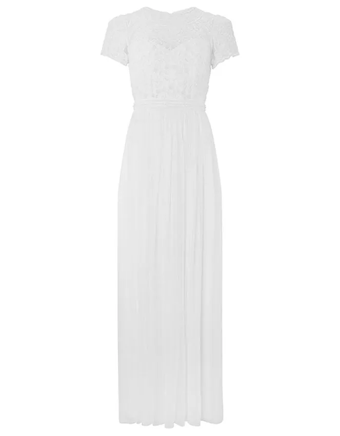 Olive Floral Embellished Tulle Bridal Dress Ivory Women Monsoon Dresses