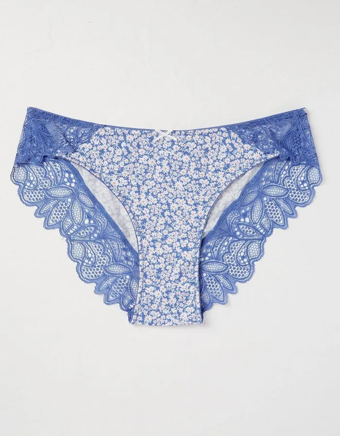 Olivia Floral Cheeky Knickers Cobalt Blue Women FatFace Socks Underwear and Tights Olivia Floral Cheeky Knickers Cobalt Blue Women FatFace Socks Underwear and Tights