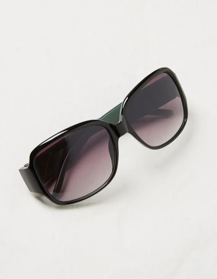 Olivia Oversized Sunglasses Black Women FatFace Sunglasses