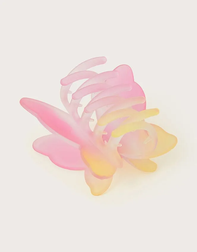 Ombre Butterfly Large Claw Clip Children Monsoon Girls039 Hair Accessories