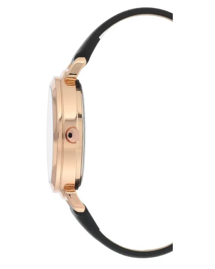 Ombre Dial Strap Watch Black WomenMen Nine West Watches