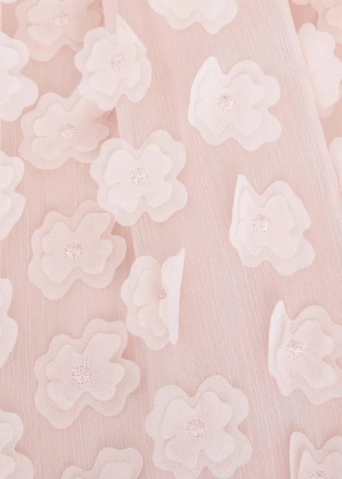 Online Girls Phase Eight Occasion Dresses Alice Flower Fit And Flare Dress Antique Rose