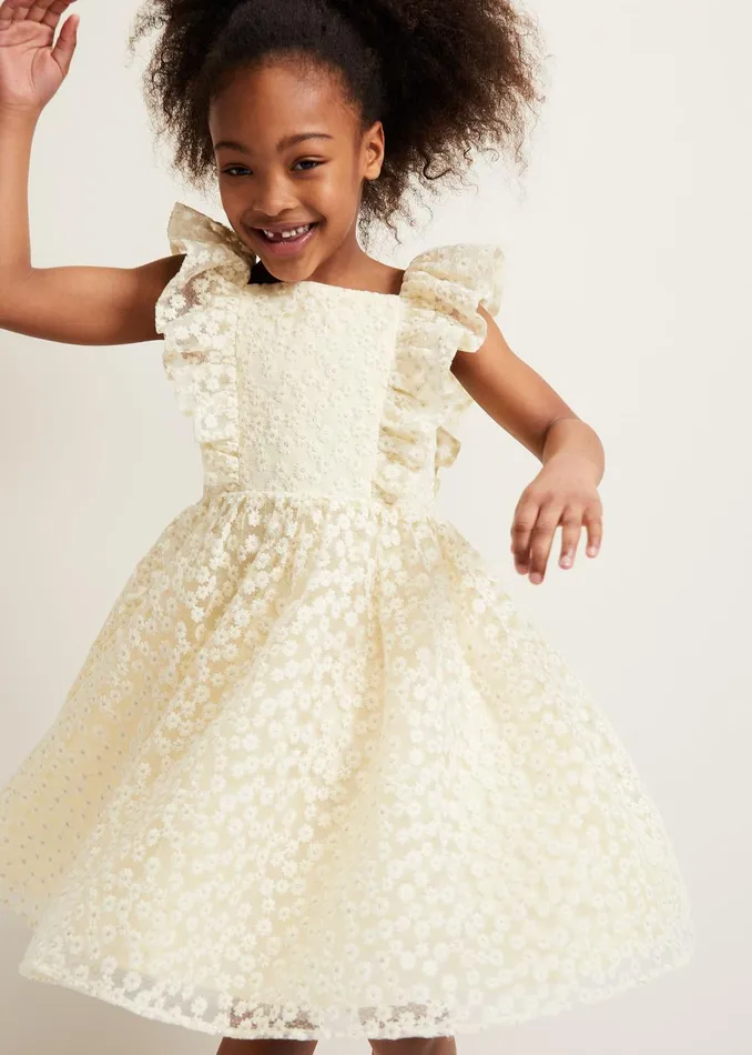 Online Girls Phase Eight Occasion Dresses Daisy Smock Dress Yellow