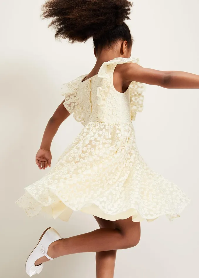 Online Girls Phase Eight Occasion Dresses Daisy Smock Dress Yellow