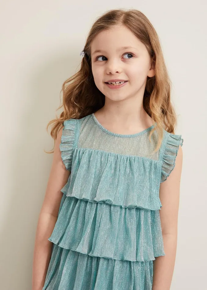 Online Girls Phase Eight Occasion Dresses Destiny Plisse Dress Green