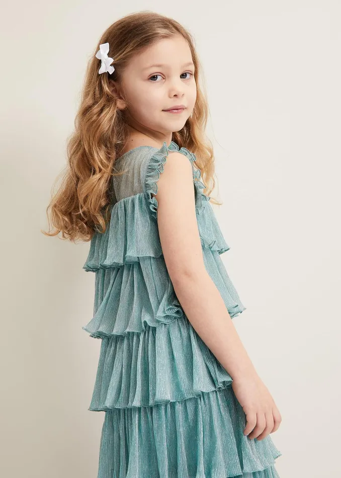 Online Girls Phase Eight Occasion Dresses Destiny Plisse Dress Green