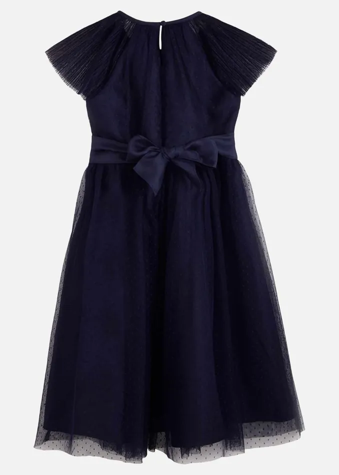 Online Girls Phase Eight Occasion Dresses Jasmine Tulle Fit And Flare Dress Navy