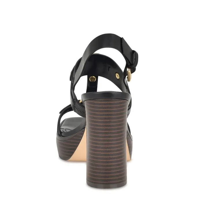 Opell Tailored Platform Sandals Black Women Nine West Sandals