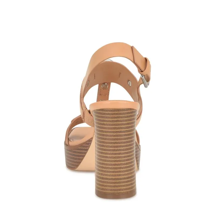 Opell Tailored Platform Sandals Light Natural Women Nine West Sandals