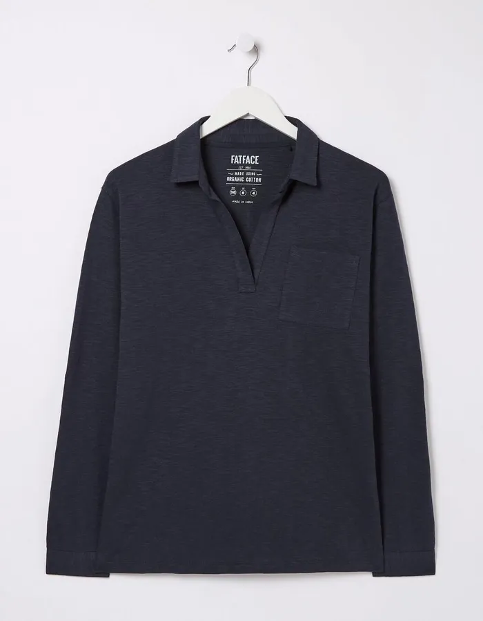 Paige Jersey Shirt Navy Women FatFace Shirts and Blouses