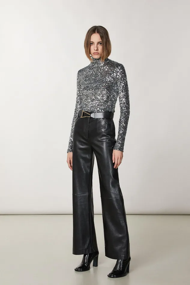 Palazzo Women Patrizia Pepe Palazzo Pants Nero