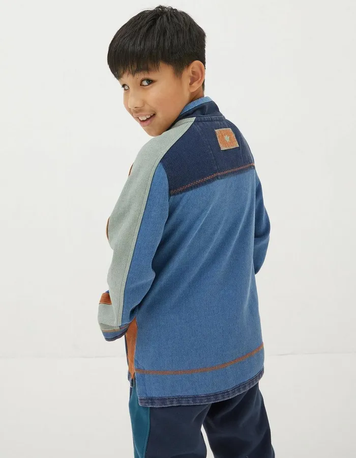 Panel Airlie Navy Boys FatFace Sweatshirts and Hoodies