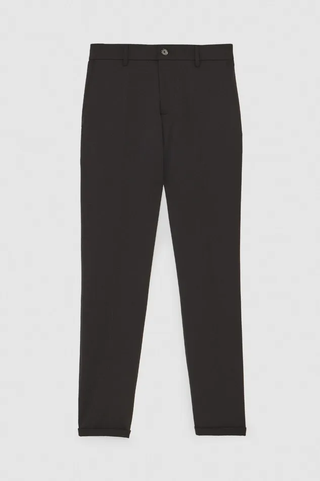 Pants Men Patrizia Pepe Ankle Pants With Zipper Nero