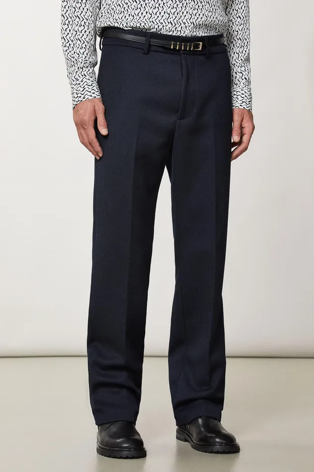 Pants Men Patrizia Pepe Classic Cotton Pants Royal Navy