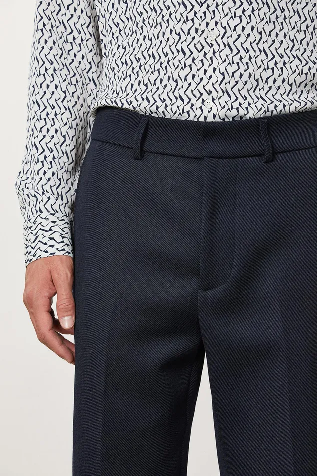 Pants Men Patrizia Pepe Classic Cotton Pants Royal Navy