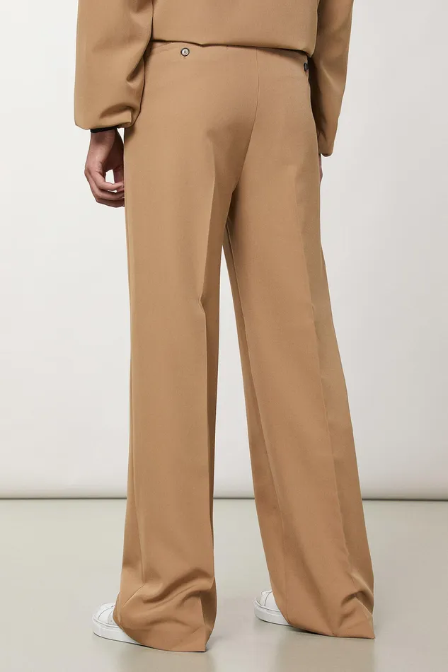 Pants Men Patrizia Pepe Regular Fit Soft Pants Odyssey Beige
