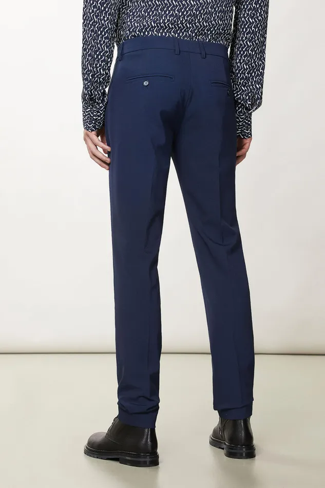 Pants Men Patrizia Pepe Slim Gabardine Pants Atmosphere Blue