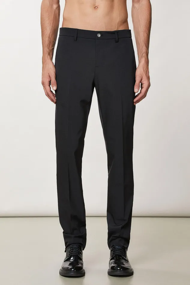 Pants Men Patrizia Pepe Slim Gabardine Pants Nero