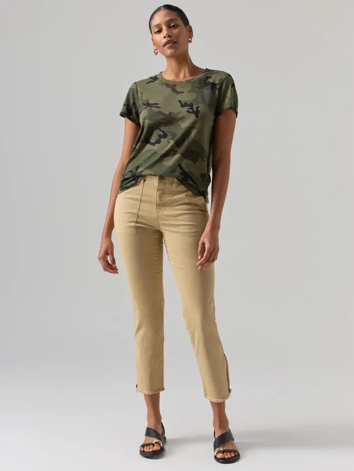 Peace Maker Standard Rise Pant True Khaki Women Sanctuary Clothing Pants