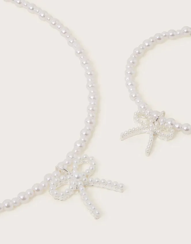 Pearl Bow Jewellery Set Children Monsoon Girls039 Jewellery