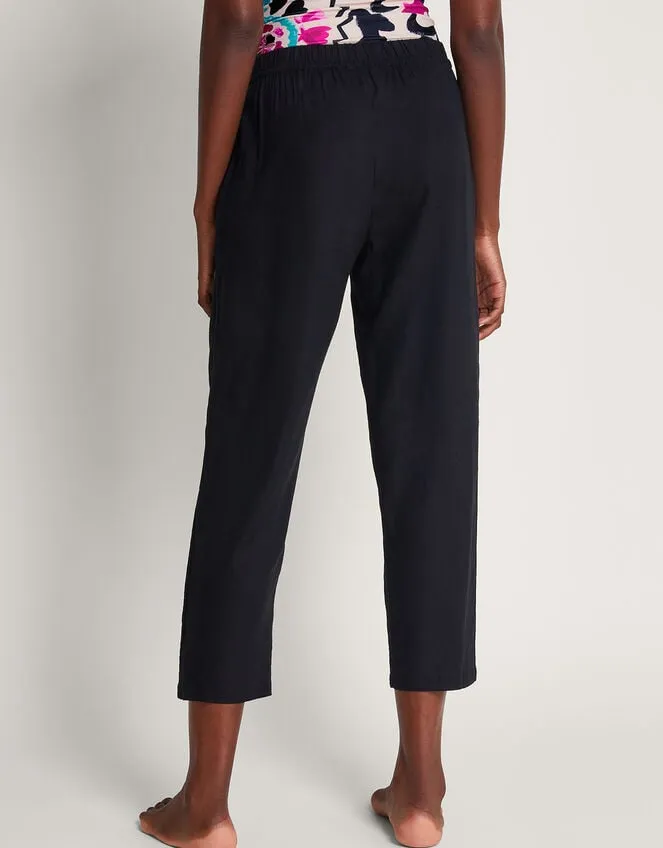 Penina Crop Trousers Black Women Monsoon Beachwear and Swimwear