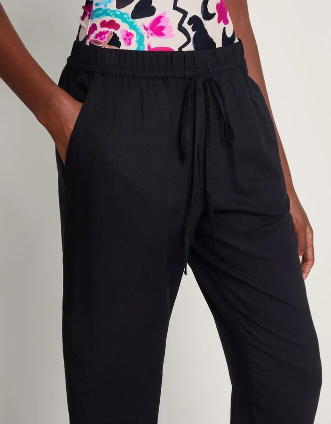 Penina Crop Trousers Black Women Monsoon Beachwear and Swimwear
