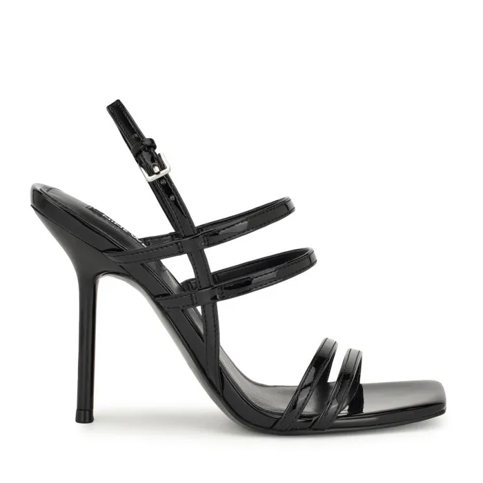 Penla Strappy Sandals Black Women Nine West Sandals