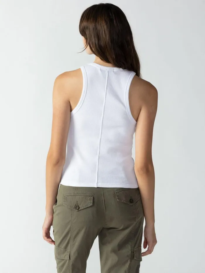 Perfect Rib Tank White Women Sanctuary Clothing Tees and Tops