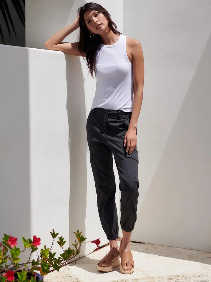 Perfect Rib Tank White Women Sanctuary Clothing Tees and Tops