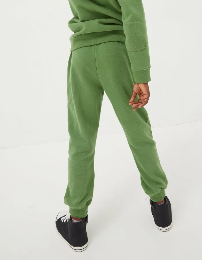 Perry Panel Joggers Washed Green Boys FatFace Jeans Trousers and Joggers